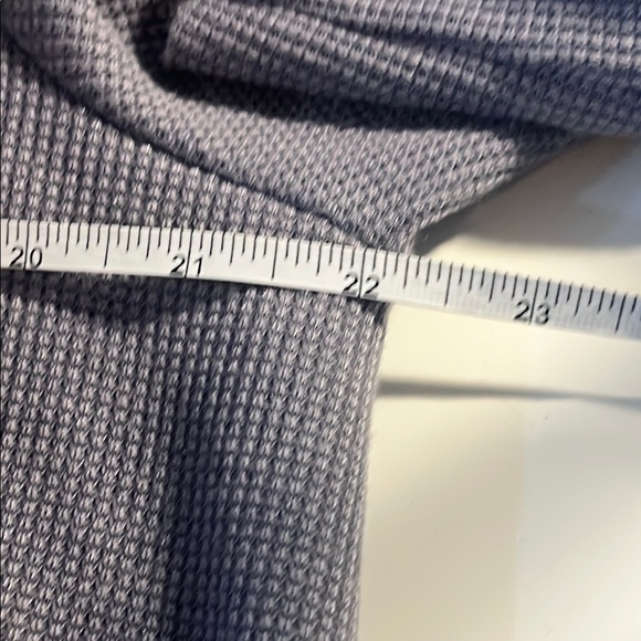 EUC Honeyme Cardigan-Gray Hooded Open Front lapels - soo soft/cuddly Sz S - Picture 11 of 12